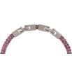 Браслет Xuping Родій «Подвійна доріжка рожевих кристалів» довжина з доп. замком 17,19см х 4мм фото №2