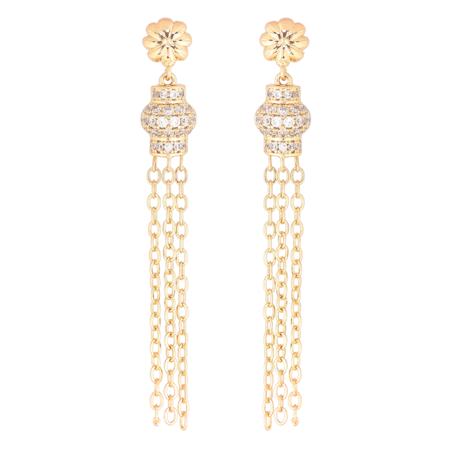 Сережки Xuping Позолота 18K пусети «Декоративні підвіски» фото №1