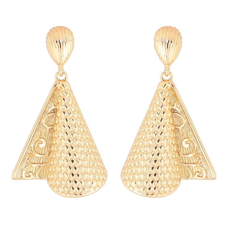 Сережки Xuping Позолота 18K пусети «Декоративні підвіски» фото №6