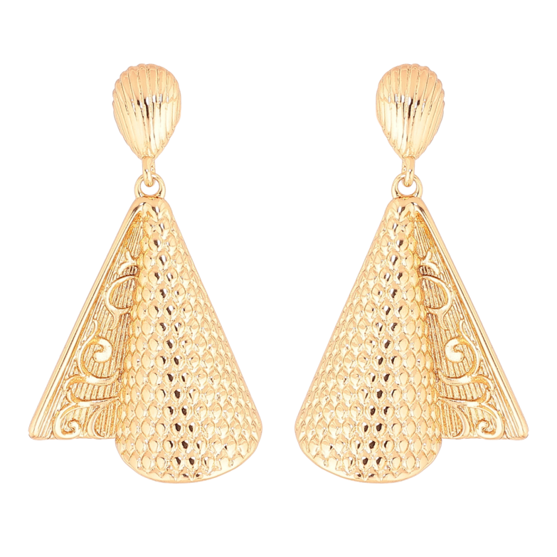 Серьги Xuping Позолота 18K пусеты Декоративные подвески фото №2