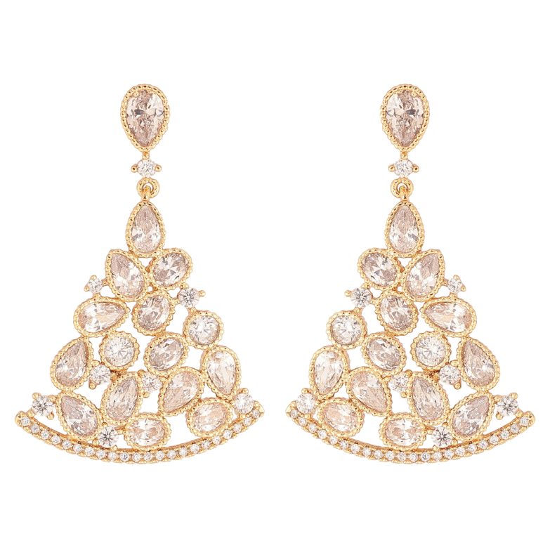 Серьги Xuping JEAN GOUJON Позолота 18K пусеты Роскошные подвески с инкрустацией кристаллами фото №1 Серьги Xuping JEAN GOUJON Позолота 18K пусеты Роскошные подвески с инкрустацией кристаллами фото №1