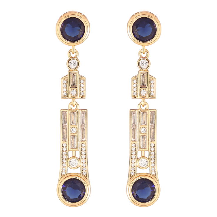 Сережки Xuping JEAN GOUJON Позолота 18K пусети «Підвіски з інкрустацією кристалами» фото №7 Сережки Xuping JEAN GOUJON Позолота 18K пусети «Підвіски з інкрустацією кристалами» фото №7