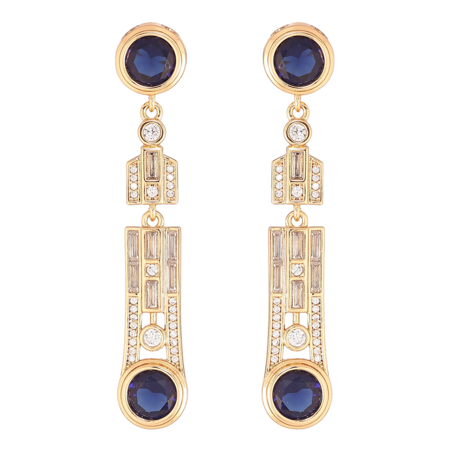 Сережки Xuping JEAN GOUJON Позолота 18K пусети «Підвіски з інкрустацією кристалами» фото №1 Сережки Xuping JEAN GOUJON Позолота 18K пусети «Підвіски з інкрустацією кристалами» фото №1