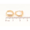 Сережки Xuping Позолота 18K колечка «Декоративні» фото №2