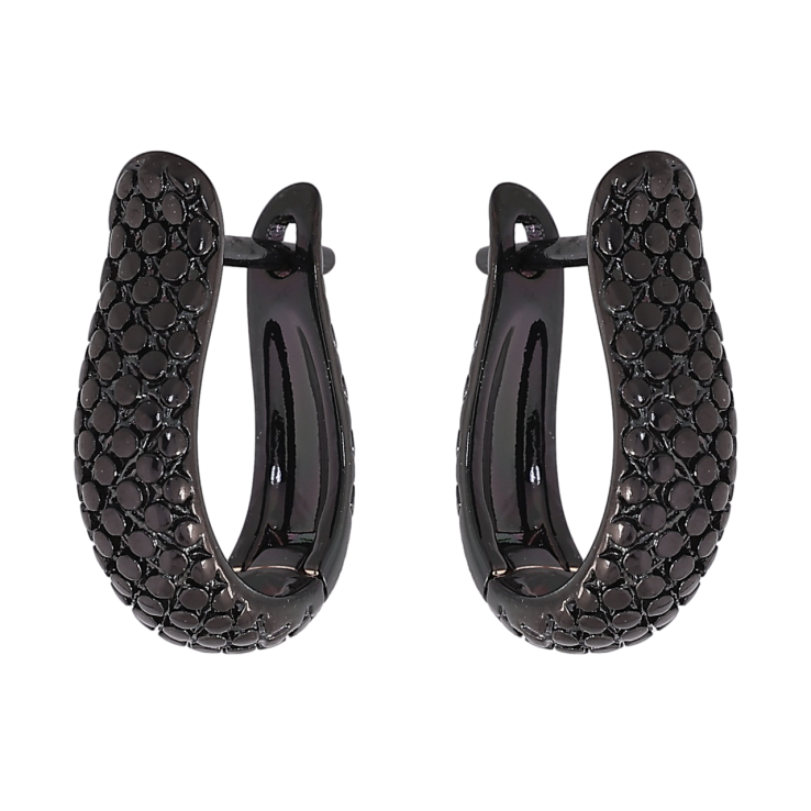 Серьги Xuping Позолота Black (черное золото) английский замок Декоративный узор фото №12 Серьги Xuping Позолота Black (черное золото) английский замок Декоративный узор фото №12