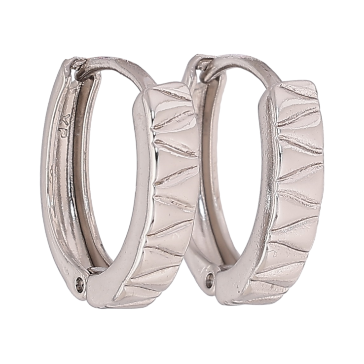 Серьги Xuping Родий колечки Декоративный узор на одну сторону фото №16 Серьги Xuping Родий колечки Декоративный узор на одну сторону фото №16