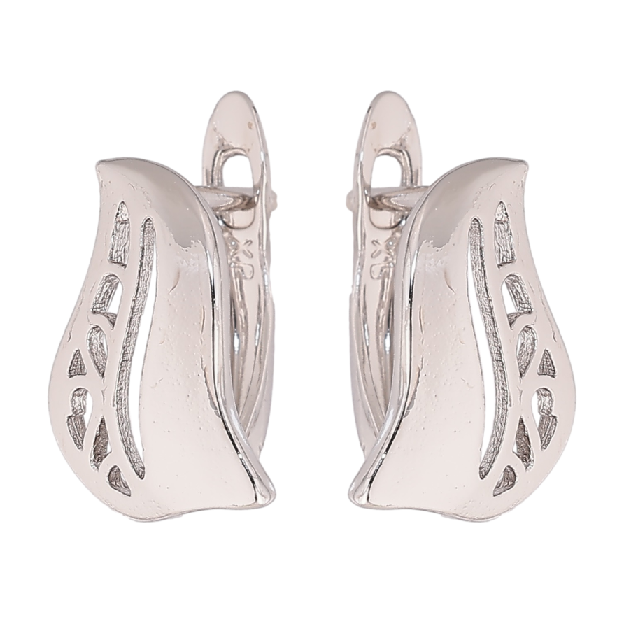 Серьги Xuping Родий английский замок Декоративный узор фото №1