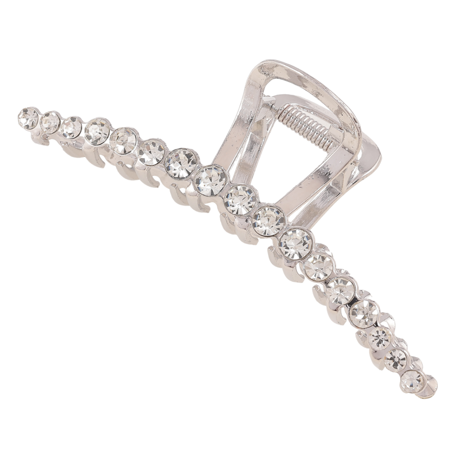 Краб металлический Дуга со стразами длина 11.5см фото №1 Краб металлический Дуга со стразами длина 11.5см фото №1