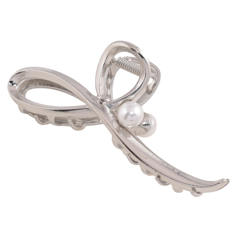 Краб металевий «Петелька з перлиною» довжина 11.5см фото №1 Краб металевий «Петелька з перлиною» довжина 11.5см фото №1