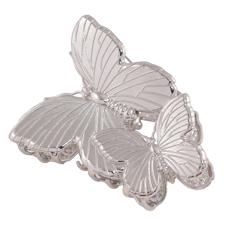 Краб металевий «Метелики» довжина 8.5см фото №2 Краб металевий «Метелики» довжина 8.5см фото №2