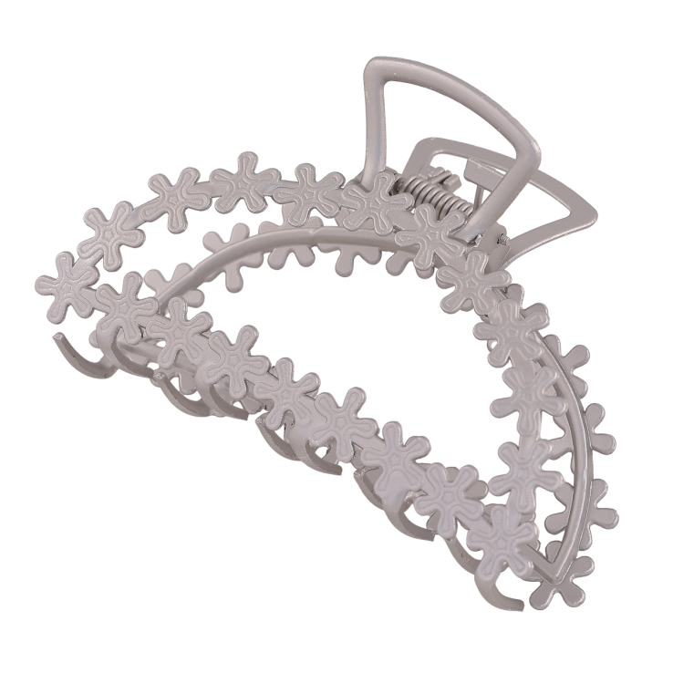 Краб металлический Цветочный узор, матовое покрытие длина 9.5см фото №18 Краб металлический Цветочный узор, матовое покрытие длина 9.5см фото №18