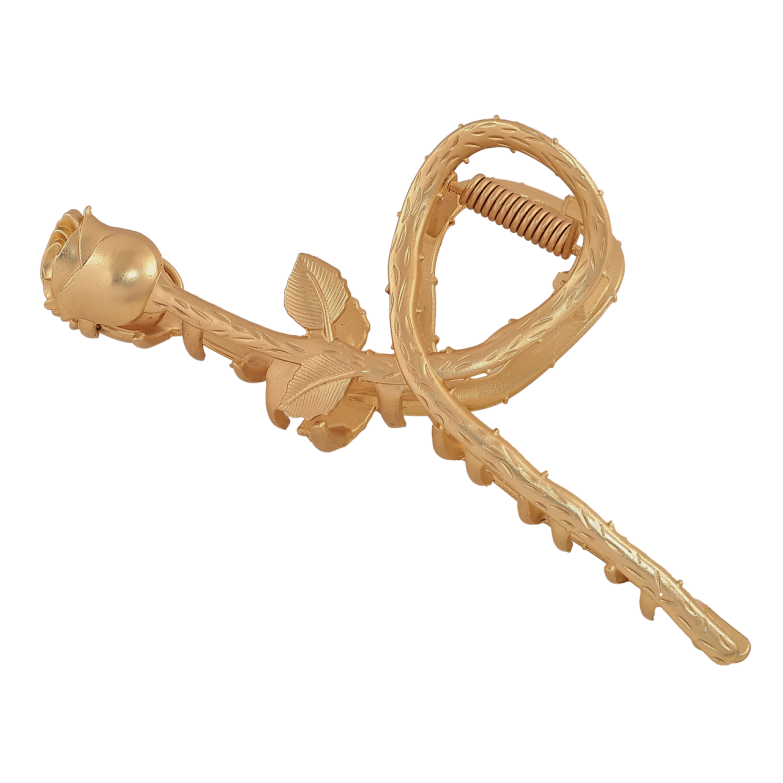 Краб металлический Роза длина 11см фото №2