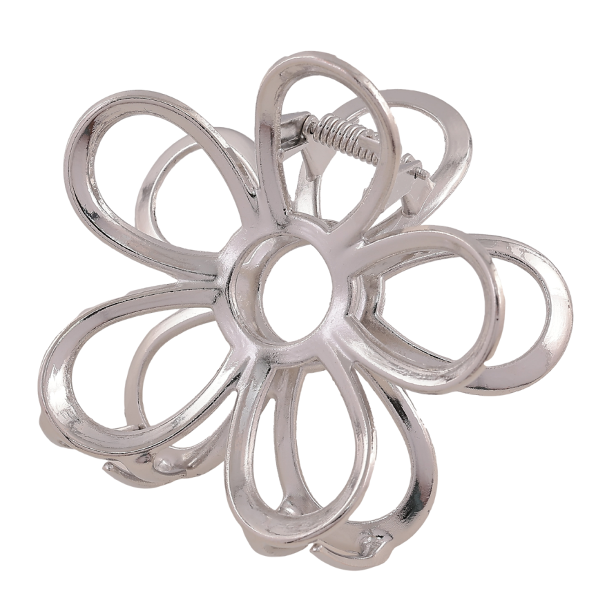 Краб металевий «Квітка» довжина 7.5см фото №1 Краб металевий «Квітка» довжина 7.5см фото №1