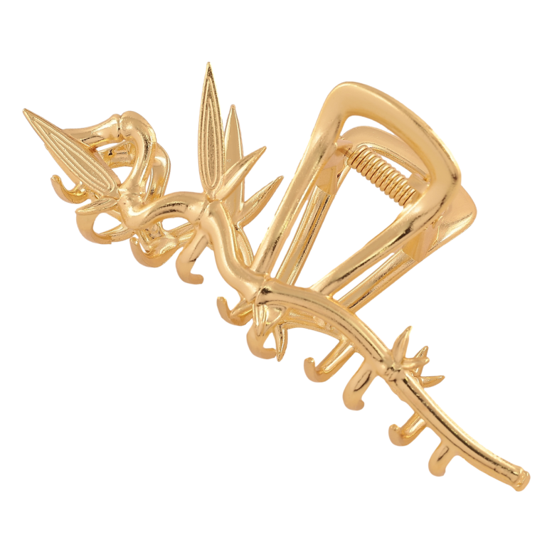 Краб металлический Бамбуковые веточки длина 11см фото №1