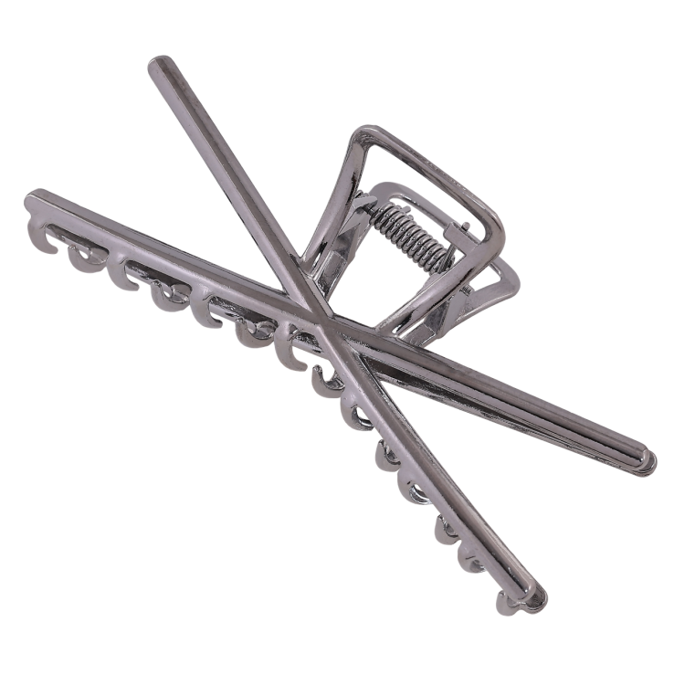 Краб металлический Скрещенные линии длина 10см фото №25