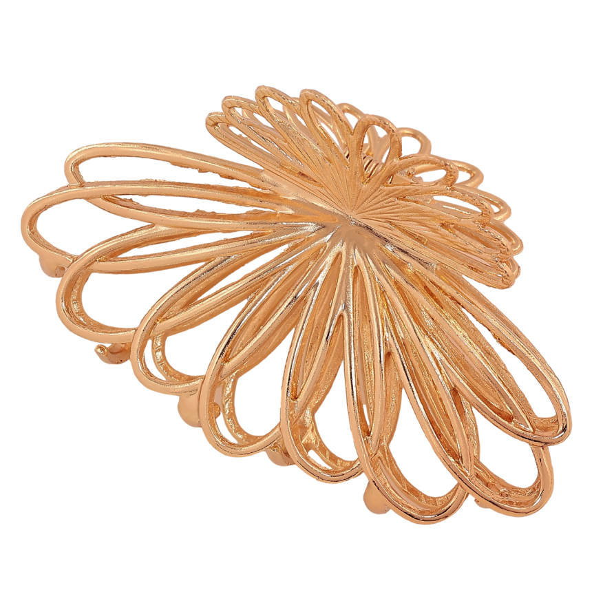 Краб металевий «Квітка» довжина 8,5см фото №1