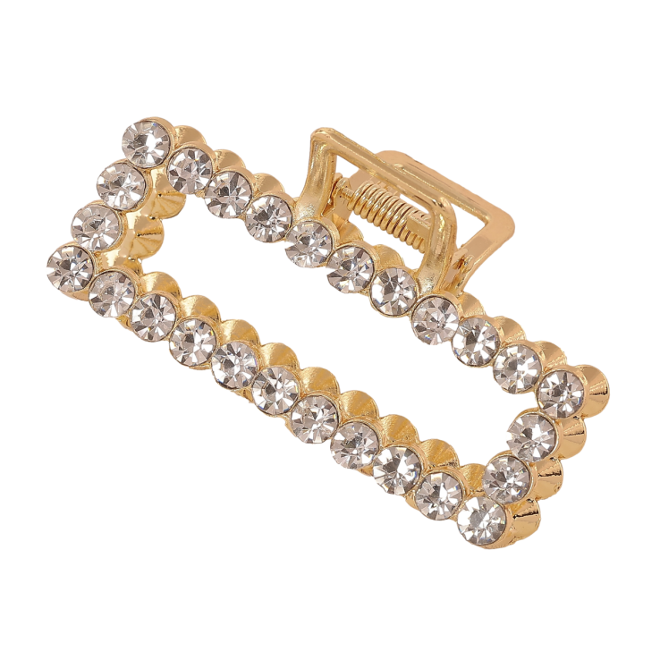 Краб металлический Прямоугольник со стразами длина 7см фото №7 Краб металлический Прямоугольник со стразами длина 7см фото №7