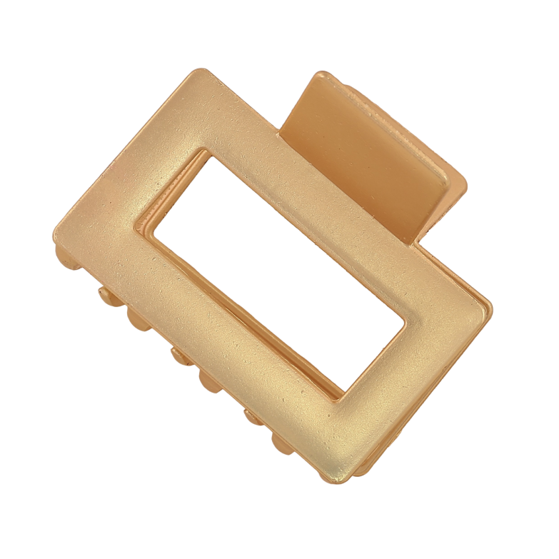 Краб металлический Прямоугольник с матовым покрытием длина 5см фото №1