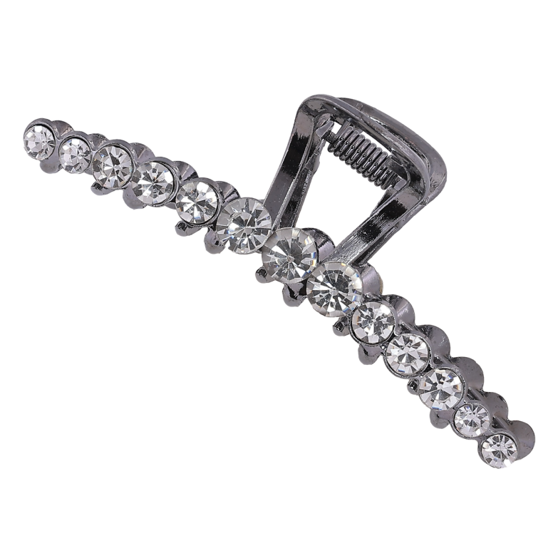 Краб металлический Дорожка страз длина 7,5см фото №1 Краб металлический Дорожка страз длина 7,5см фото №1