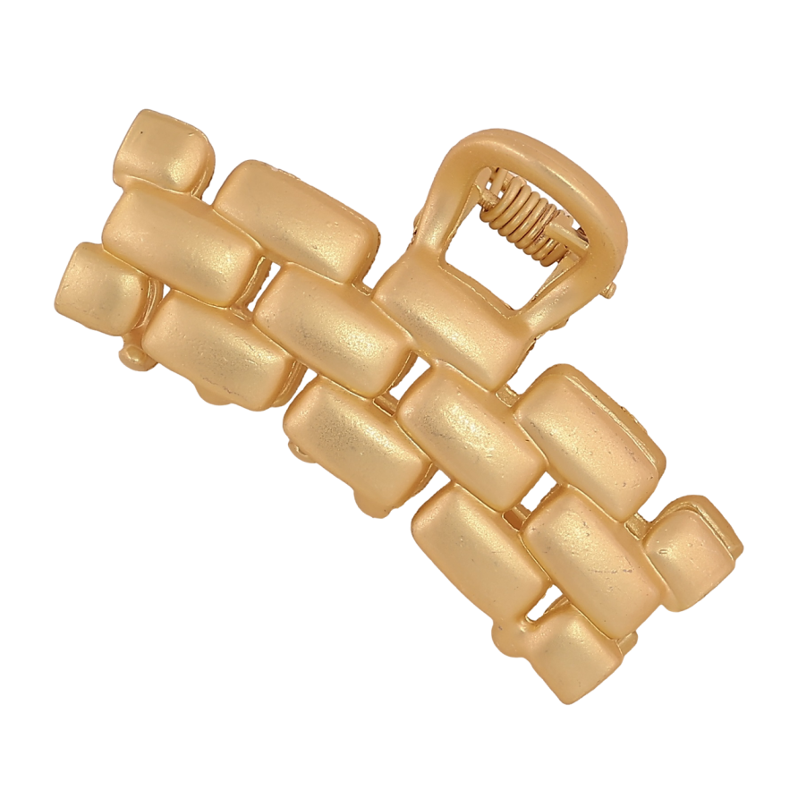 Краб металлический Декоративный узор, матовое покрытие длина 5см фото №1