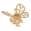 Краб металлический Бабочка со стразами, матовое покрытие длина 4х6.5см фото №3 Краб металлический Бабочка со стразами, матовое покрытие длина 4х6.5см фото №3