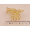 Краб металлический Бабочка со стразами, матовое покрытие длина 5.5х7.5см фото №2 Краб металлический Бабочка со стразами, матовое покрытие длина 5.5х7.5см фото №2