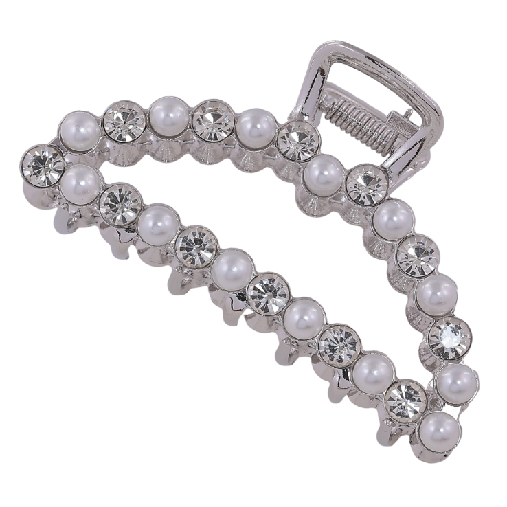 Краб металлический Полумесяц с кристаллами и жемчужинками длина 7.5см фото №11 Краб металлический Полумесяц с кристаллами и жемчужинками длина 7.5см фото №11