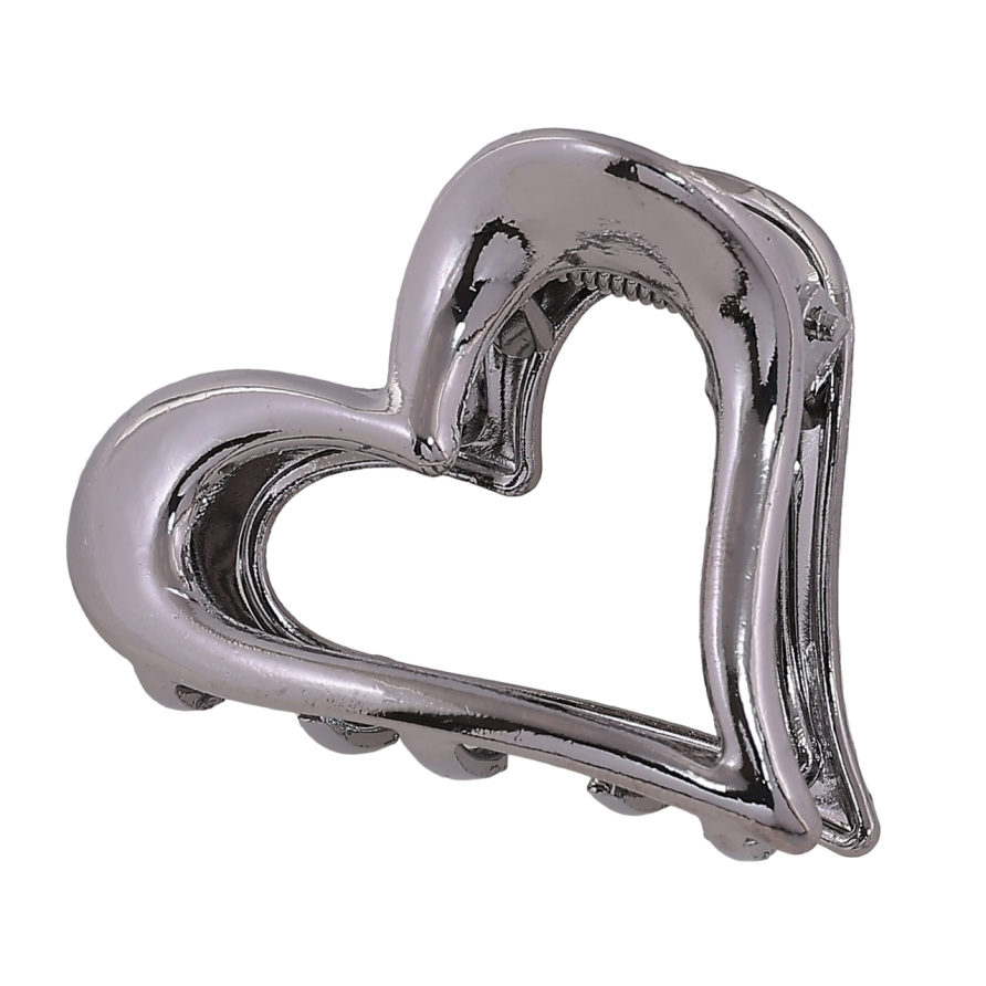 Краб металлический Сердце длина 4см фото №1