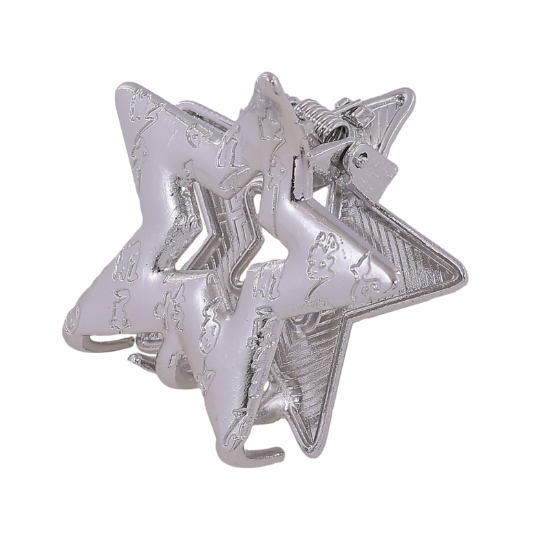 Краб металевий «Зірка з візерунком» довжина 4см фото №1