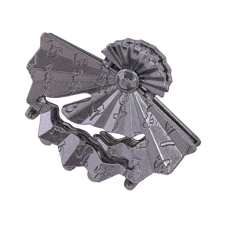 Краб металлический Веер с узором длина 4см фото №7 Краб металлический Веер с узором длина 4см фото №7