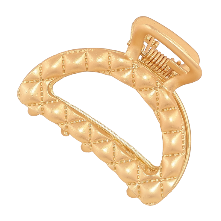 Краб металлический Полумесяц с узором, матовое покрытие длина 4см фото №25 Краб металлический Полумесяц с узором, матовое покрытие длина 4см фото №25