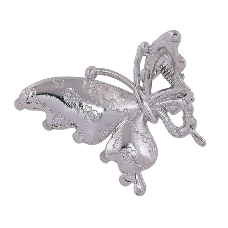 Краб металевий «Метелик з візерунком» довжина 4см фото №1 Краб металевий «Метелик з візерунком» довжина 4см фото №1