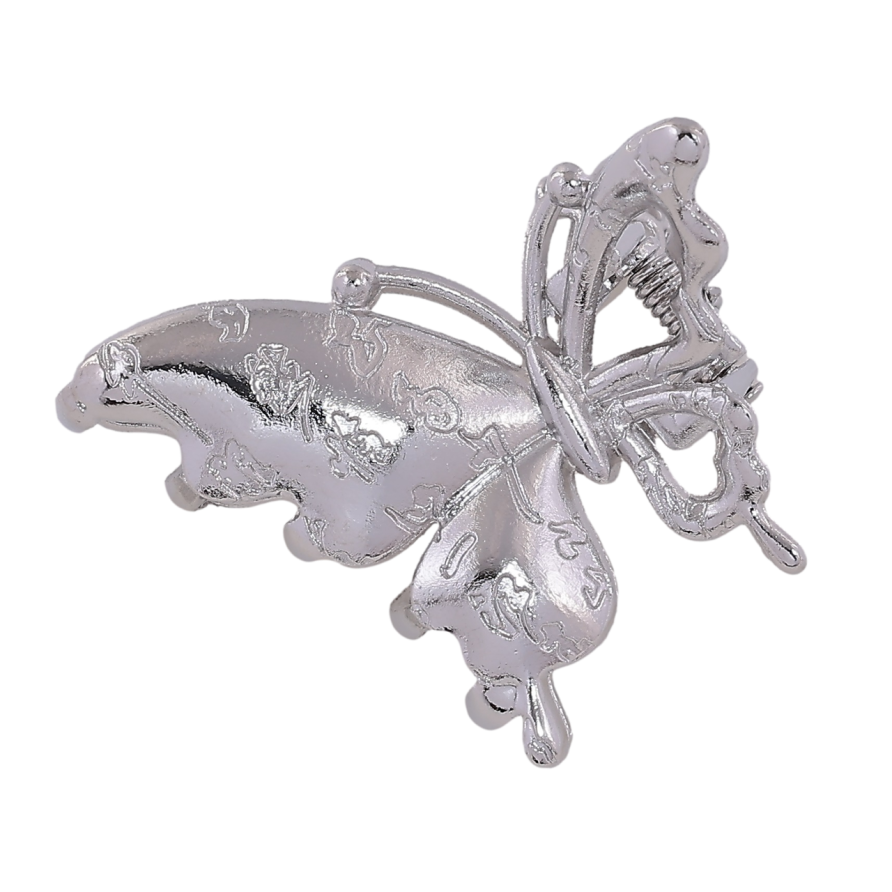 Краб металевий «Метелик з візерунком» довжина 4см фото №1 Краб металевий «Метелик з візерунком» довжина 4см фото №1