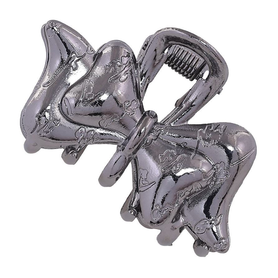 Краб металлический Бант с узором длина 4,5см фото №1 Краб металлический Бант с узором длина 4,5см фото №1