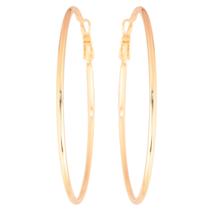 Серьги Xuping M&L Цвет 18K кольца (конго) Классика ø 6см фото №9 Серьги Xuping M&L Цвет 18K кольца (конго) Классика ø 6см фото №9