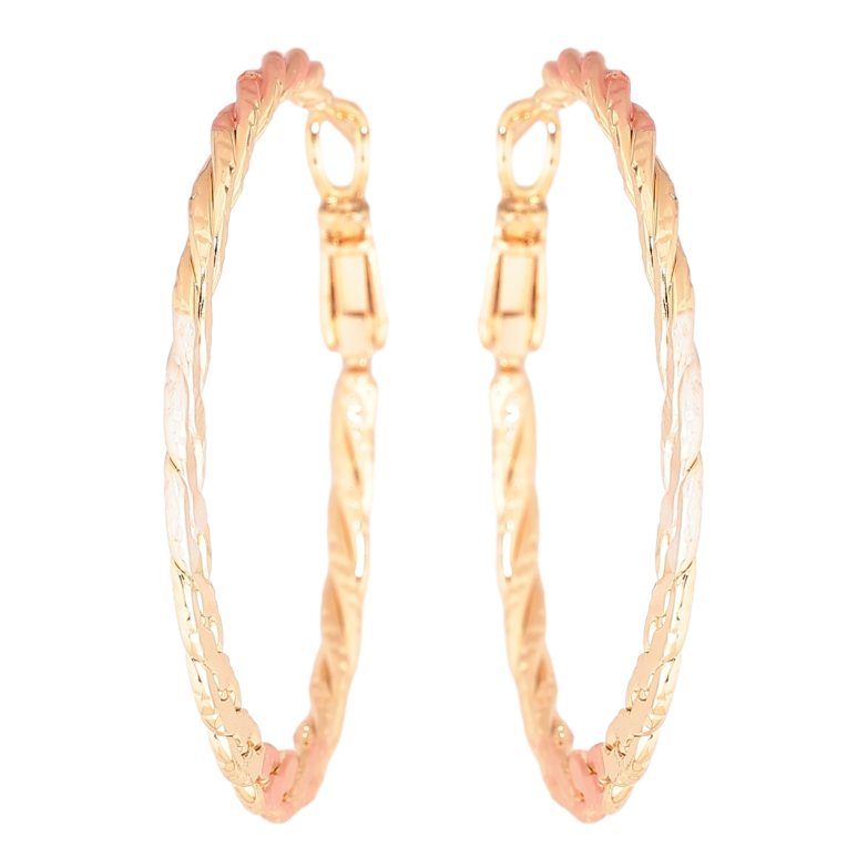 Серьги Xuping M&L Цвет 18K кольца (конго) Декоративный узор с эмалью ø 4см фото №1 Серьги Xuping M&L Цвет 18K кольца (конго) Декоративный узор с эмалью ø 4см фото №1