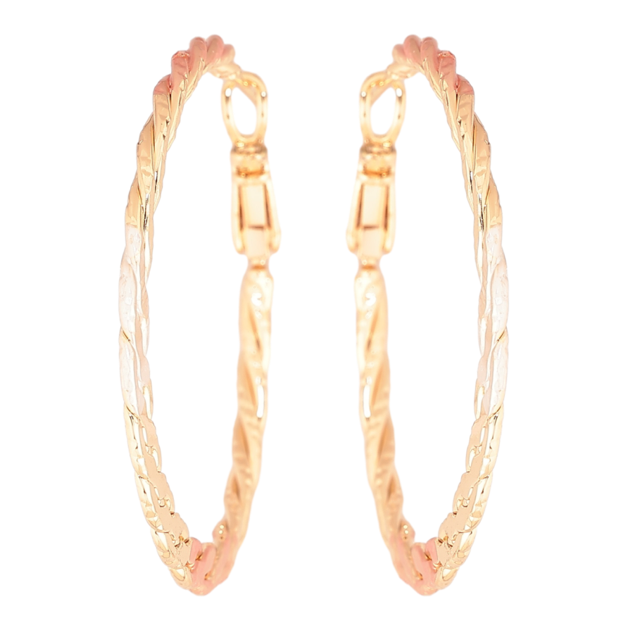 Серьги Xuping M&L Цвет 18K кольца (конго) Декоративный узор с эмалью ø 4см фото №1 Серьги Xuping M&L Цвет 18K кольца (конго) Декоративный узор с эмалью ø 4см фото №1