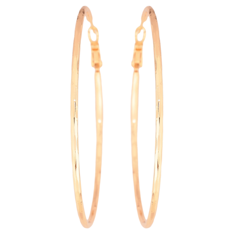 Сережки Xuping M&L Колір 18K кільця (конго) «Декоративний візерунок» ø 6,5см фото №1 Сережки Xuping M&L Колір 18K кільця (конго) «Декоративний візерунок» ø 6,5см фото №1