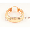 Серьги Xuping M&L Цвет 18K кольца (конго) Широкие кольца с узором ø 3см фото №2 Серьги Xuping M&L Цвет 18K кольца (конго) Широкие кольца с узором ø 3см фото №2
