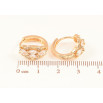 Серьги Xuping M&L Цвет 18K колечки Узор с кристаллами фото №2