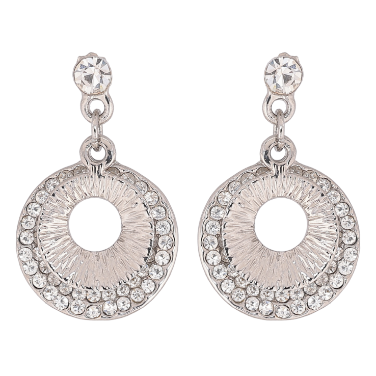 Серьги пусеты Подвески со стразами фото №9