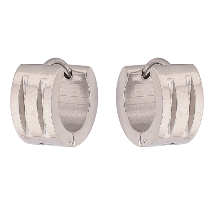 Серьги колечки Декоративный узор фото №7