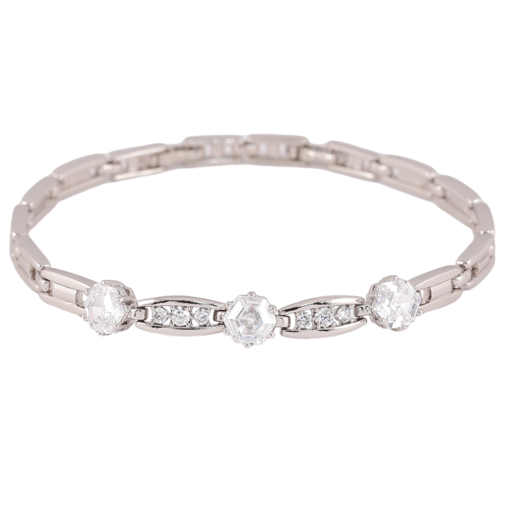 Браслет Xuping Родий Узор с кристаллами длинна с доп. замком 18,20см х 5-7мм фото №23 Браслет Xuping Родий Узор с кристаллами длинна с доп. замком 18,20см х 5-7мм фото №23