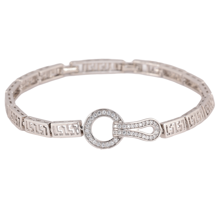 Браслет Xuping Родий Резной узор с кристаллами длинна с доп. замком 17.5,19.5см х 5-12мм фото №22 Браслет Xuping Родий Резной узор с кристаллами длинна с доп. замком 17.5,19.5см х 5-12мм фото №22