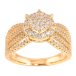 Кольцо Xuping Позолота 18K Инкрустация кристаллами фото №1 Кольцо Xuping Позолота 18K Инкрустация кристаллами фото №1