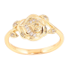 Кольцо Xuping Позолота 18K Цветок фото №1 Кольцо Xuping Позолота 18K Цветок фото №1