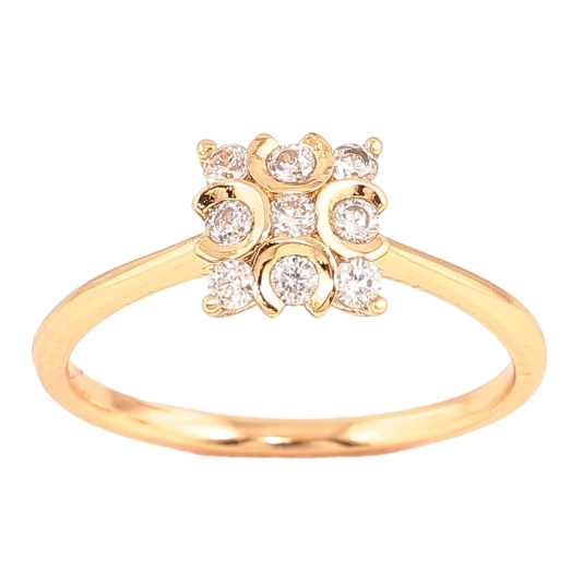 Кольцо Xuping Позолота 18K Инкрустация кристаллами фото №1
