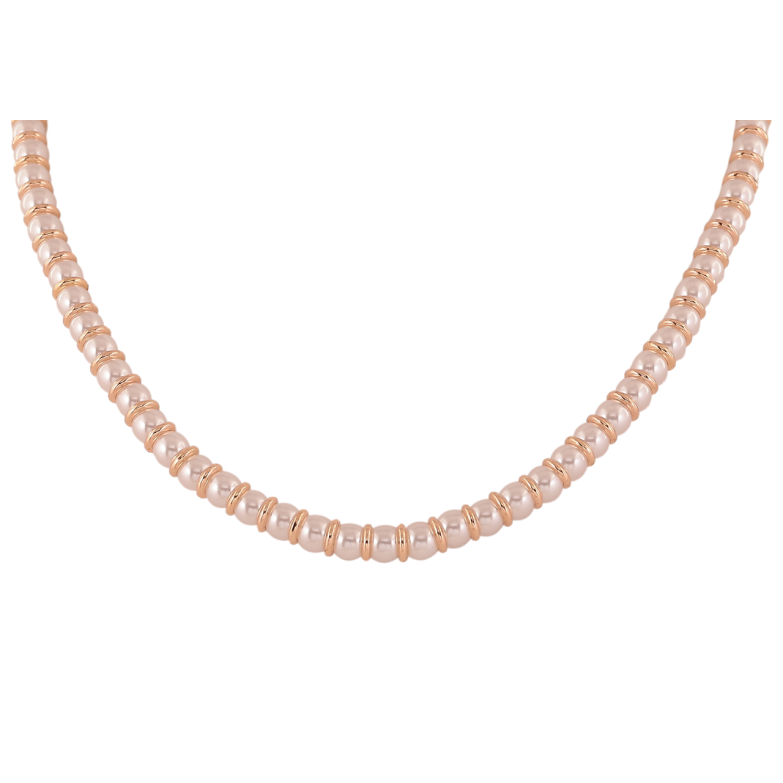 Колье Xuping M&L Цвет 18К Жемчужно-золотистые бусины длина 45-50см х 5мм фото №1 Колье Xuping M&L Цвет 18К Жемчужно-золотистые бусины длина 45-50см х 5мм фото №1