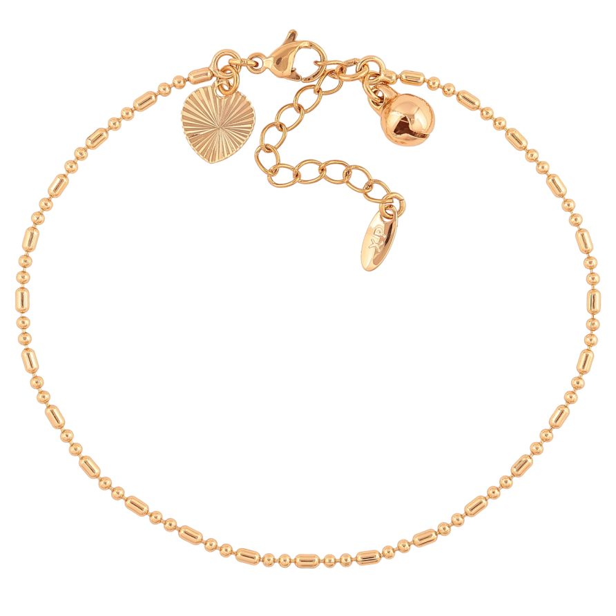 Браслет Xuping Позолота 18K Цепочка Перлина размер с доп. цепочкой 19-23см х 2мм фото №1 Браслет Xuping Позолота 18K Цепочка Перлина размер с доп. цепочкой 19-23см х 2мм фото №1