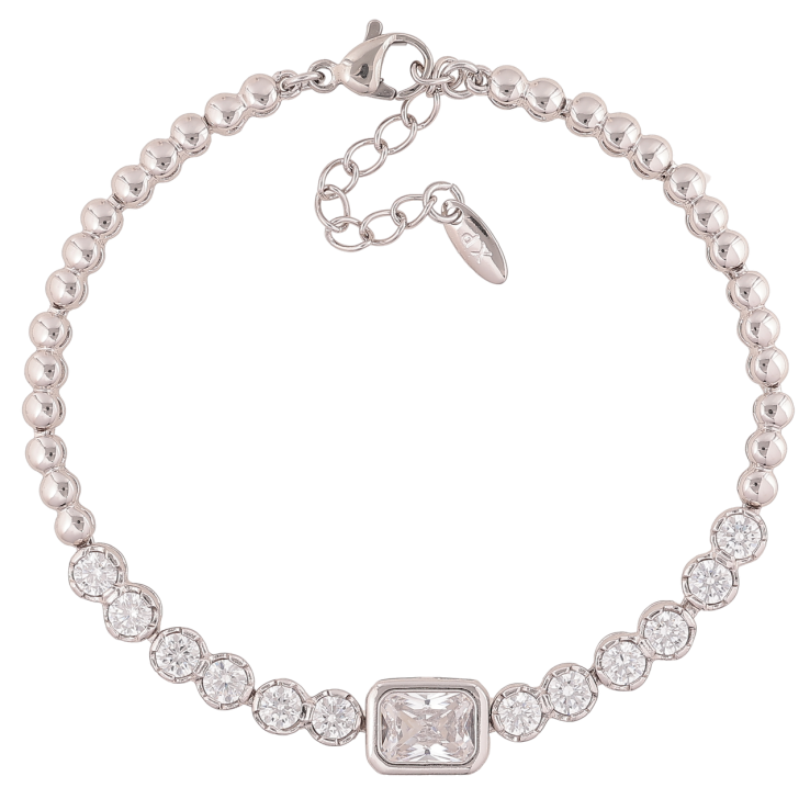 Браслет Xuping Родий Дорожка кристаллов длинна с доп. цепочкой 17,5-21см х 3-8мм фото №25 Браслет Xuping Родий Дорожка кристаллов длинна с доп. цепочкой 17,5-21см х 3-8мм фото №25